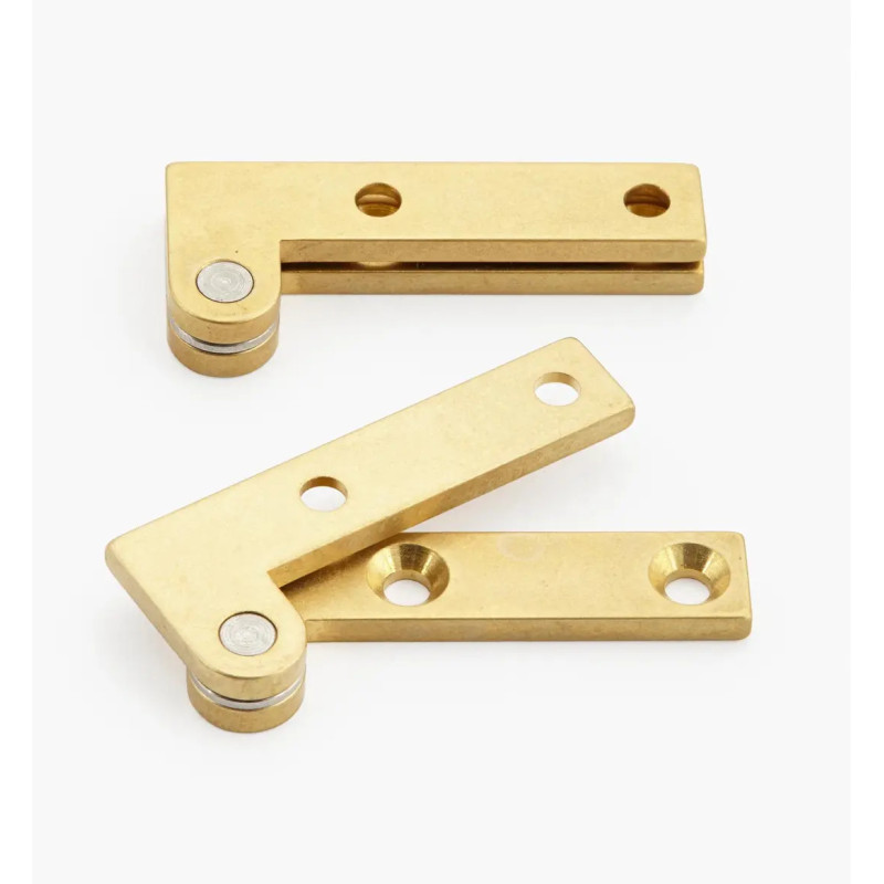 Lee Valley Brass Double-Offset Knife Hinges 5/8" x 1 1/2" x 3/32"