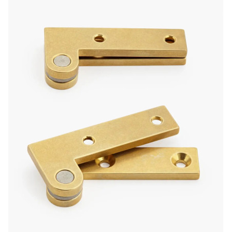 Lee Valley Brass Double-Offset Knife Hinges 7/8" x 1 7/8" x 1/8"