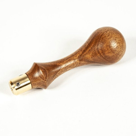 No. 401 Quick-change File-Handle Walnut/Brass