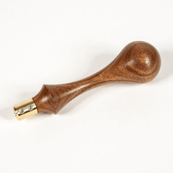 No. 401 1/2 Quick-change File-Handle Walnut/Brass