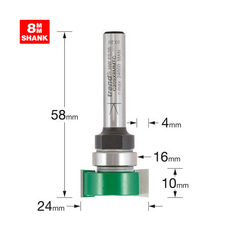 Intumescent cutter 10mm x 24mm