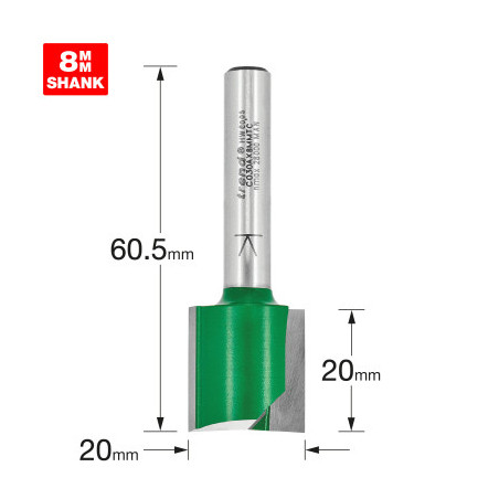 Two Flute Cutter 20.0mm diameter