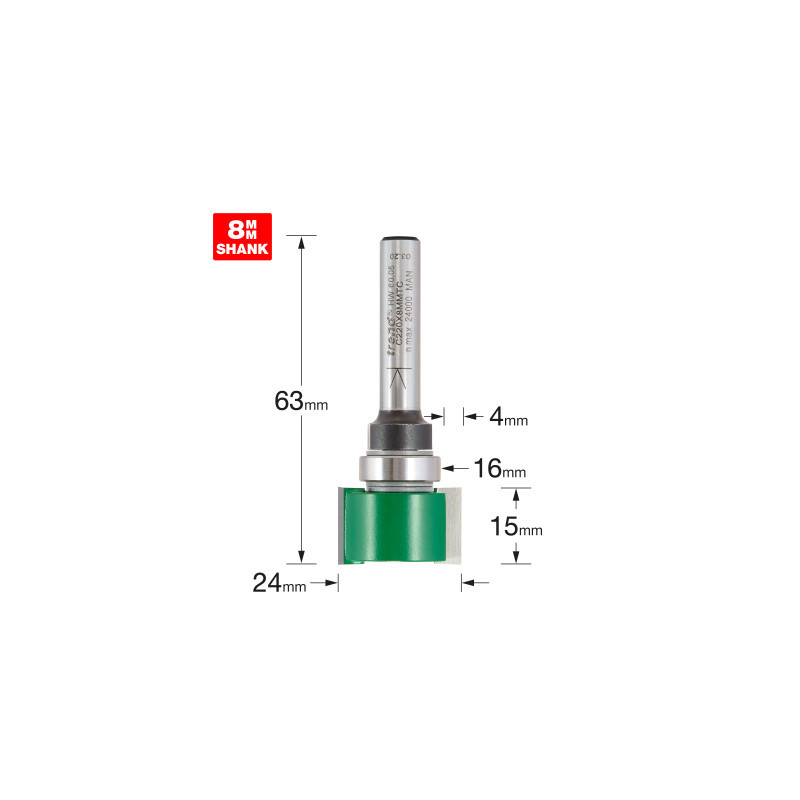 Intumescent cutter 15mm x 24mm