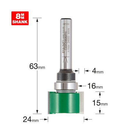 Intumescent cutter 15mm x 24mm