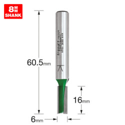 Two Flute Cutter 6mm diameter