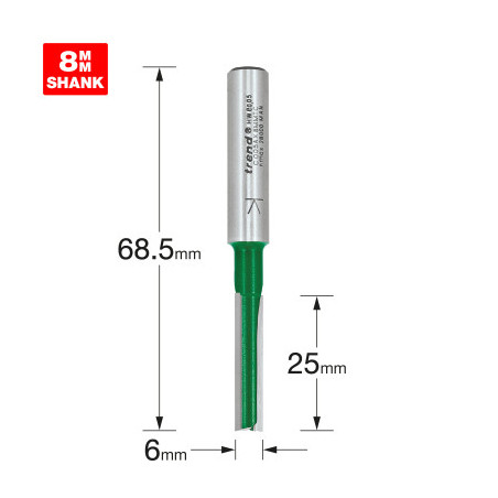 Two Flute Cutter 6mm diameter