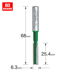 Two Flute Cutter 6.3mm diameter