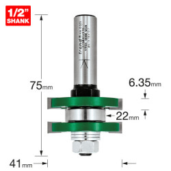 Tongue and groover set 41mm diameter