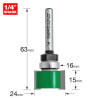 Intumescent cutter 15mm x 24mm