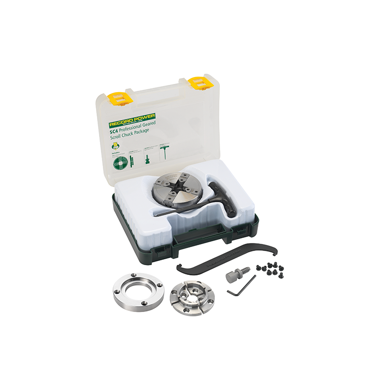 Record Power SC4 Chuck, Insert Thread, with 62572 Faceplate - 62063