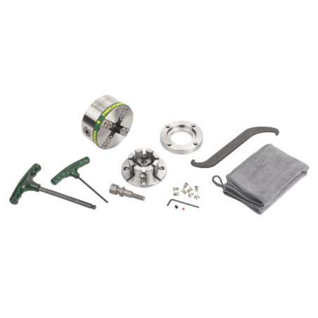 Victory Chuck - M33 DT Body, Modular 50mm Jaw, Faceplate Ring & Woodscrew