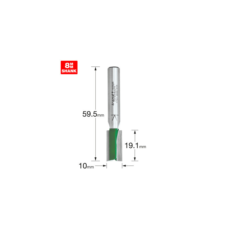 Two Flute Cutter 10mm diameter