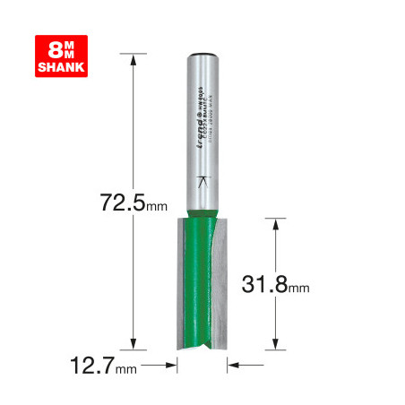 Two Flute Cutter 12.7mm diameter