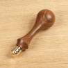 No. 401 Quick-change File-Handle Walnut/Brass