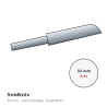 Hock snidkniv 32 mm utan handtag – illustration