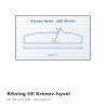 Hock ritning till Krenov-hyvel för 38 mm stål – illustration