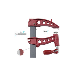 Piher skruvtving Maxi R, 20 cm