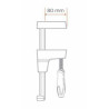 Ehoma Parallel Clamp, 600 x 80 mm