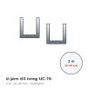 Dubuque U-Members for UC-76 Clamp, 2 pcs – illustration