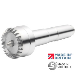 Record Power Coronet Hawk 32 mm (1 1/4") Multi-Tooth Sprung Point Drive Centre, 2MT