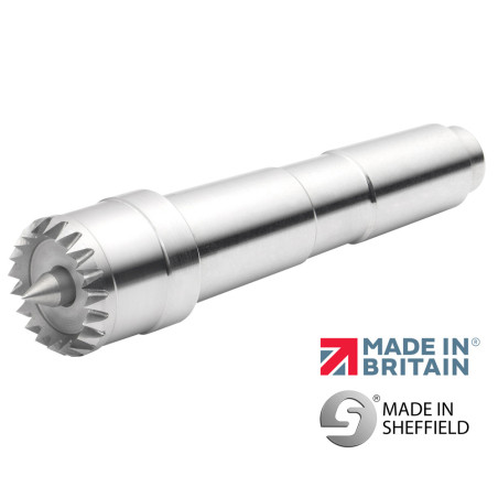 Record Power Coronet Hawk 22 mm (7/8") Multi-Tooth Sprung Point Drive Centre, 2MT