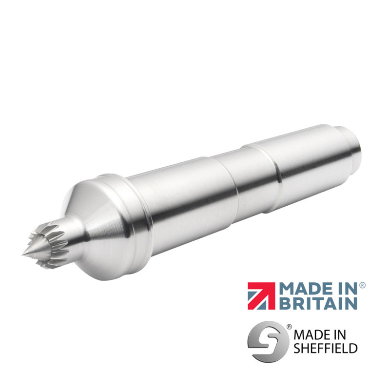 Record Power Coronet Hawk 10 mm (3/8") Multi-Tooth Sprung Point Drive Centre, 2MT