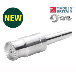 Record Power Coronet Falcon 32 mm (1 1/4") Multi-Tooth Sprung Point Live Centre, 2MT