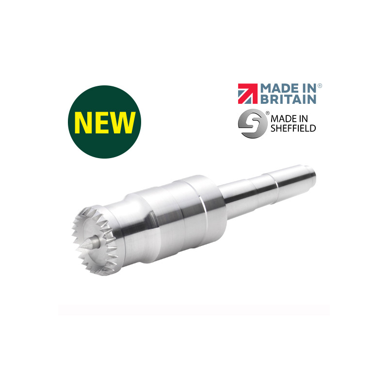 Record Power Coronet Falcon 32 mm (1 1/4") Multi-Tooth Sprung Point Live Centre, 2MT