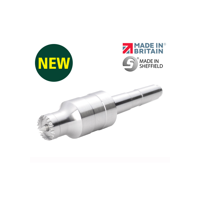 Record Power Coronet Falcon 22 mm (7/8") Multi-Tooth Sprung Point Live Centre, 2MT