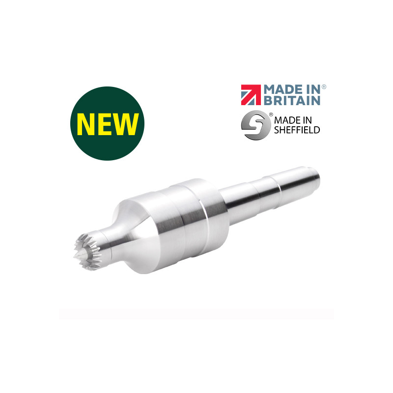 Record Power Coronet Falcon 16 mm (5/8") Multi-Tooth Sprung Point Live Centre, 2MT