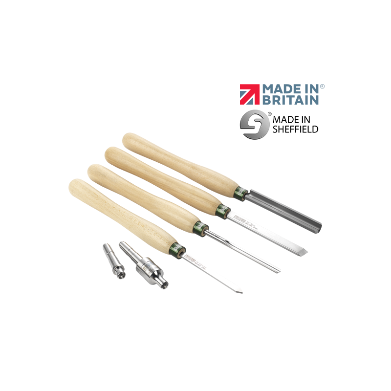 Record Power ProComfort Ultimate Spindle Turning Tool Set, 6 Piece