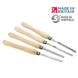 Record Power ProComfort Ultimate Bowl Turning Tool Set, 4 Piece