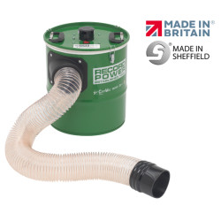 Record Power CamVac CGV286-3 36 L 1000W Compact Extractor, 4" Inlet, Euro Plug