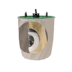 Record Power CamVac CGV286-4 36 L 2000W Compact Extractor, 4" Inlet, Euro Plug