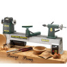 Record Power DML320 Cast Iron Electronic Variable Speed Lathe, 230 V, Euro Plug