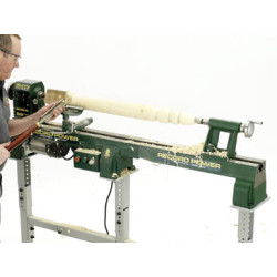 Record Power DML305 Cast Iron 6 Speed Midi Lathe, M33 × 3.5, 2MT, 230 V, Euro Plug