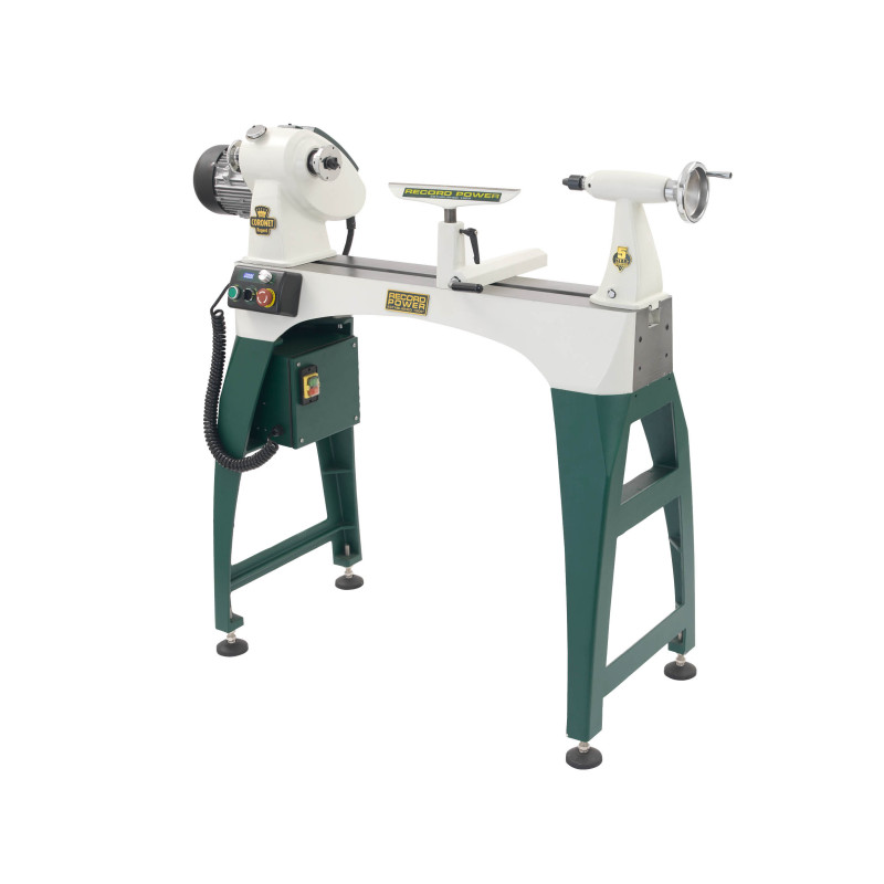 Record Power Coronet Envoy Lathe, 230 V, M33 × 3.5, Euro Plug