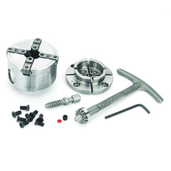 Record Power SC2 minichuck, 65 mm kropp, 1 1/4" × 8 TPI