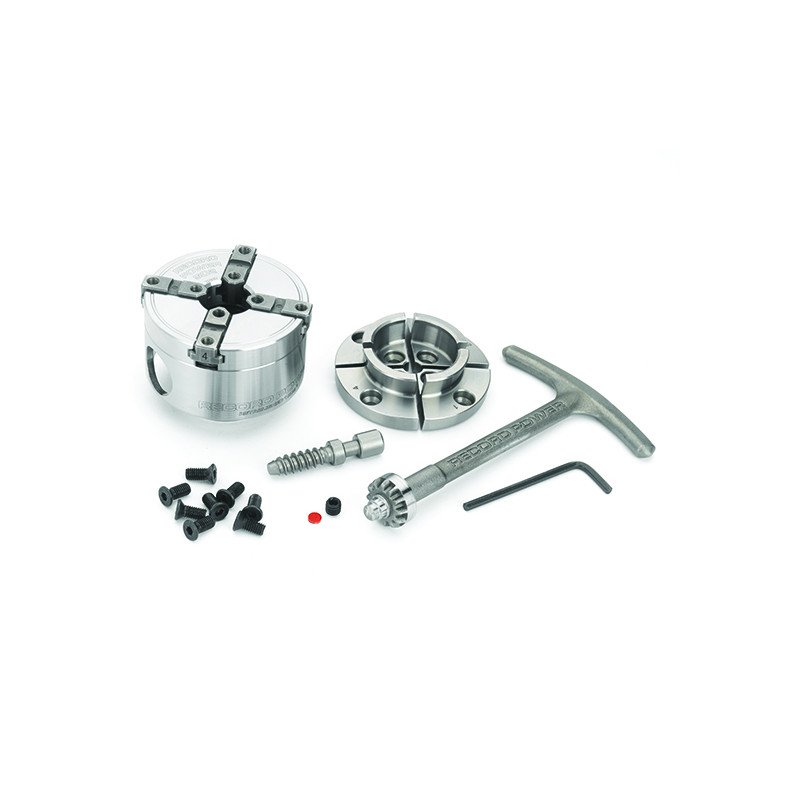 Record Power SC2 minichuck, 65 mm kropp, 1 1/4" × 8 TPI