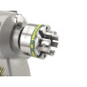 Record Power Victory svarvchuck 1 1/4" × 8 TPI, 50 mm modulära backar, planskivering och träskruv