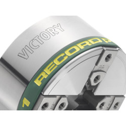 Record Power Victory Chuck ASR, M33 × 3.5, 50 mm Modular Jaws, Faceplate Ring and Woodscrew