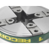 Record Power Victory svarvchuck 1 1/4" × 8 TPI, 50 mm modulära backar, planskivering och träskruv