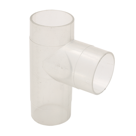 Record Power 2.5" Clear Plastic T Fitting