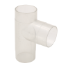 Record Power 2.5" Clear Plastic T Fitting