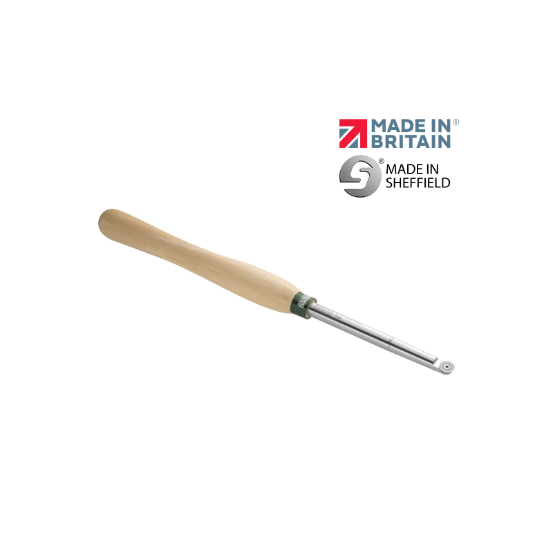Record Power ProComfort Carbide Tipped Turning Tool (Round), 12" Handle