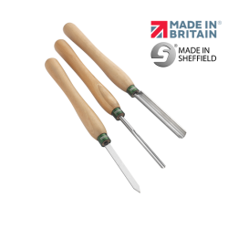Record Power 3 Piece Spindle Turning Tool Set