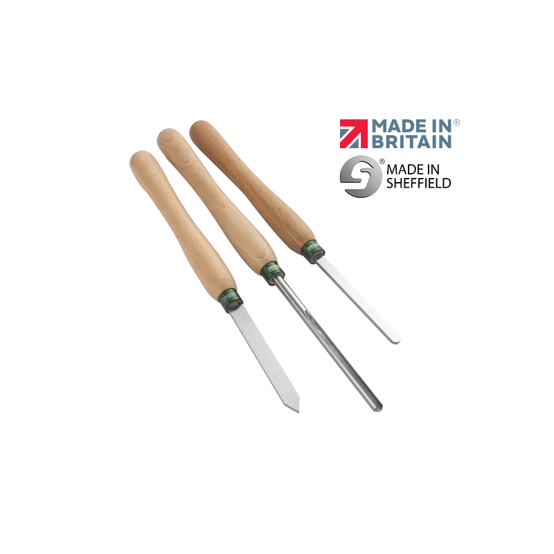 Record Power 3 Piece Bowl Turning Tool Set