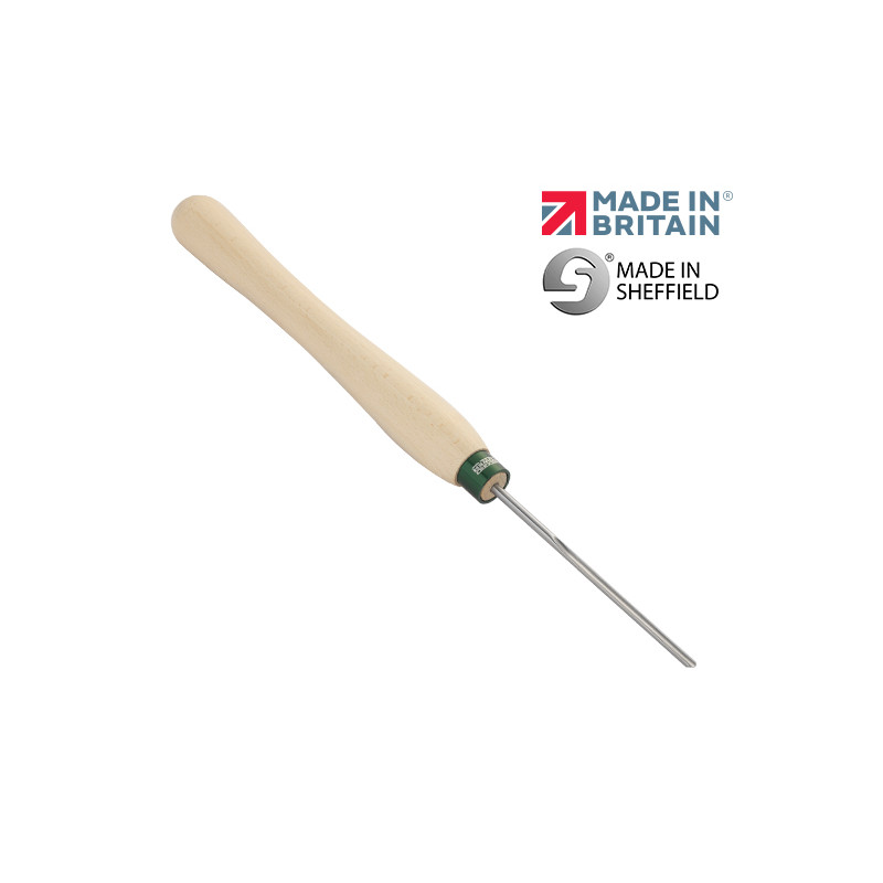 Record Power 1/4" (6 mm) Spindle Gouge, 12" Handle