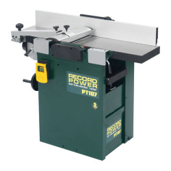 Record Power PT107 rikt- och planhyvel 10" × 7", europeisk stickkontakt