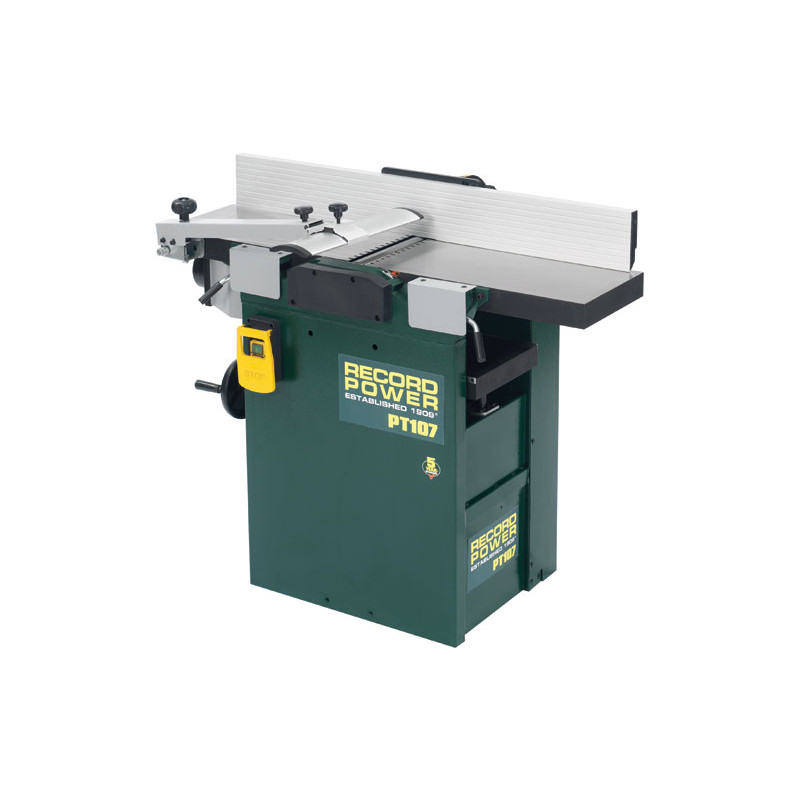 Record Power PT107 rikt- och planhyvel 10" × 7", europeisk stickkontakt